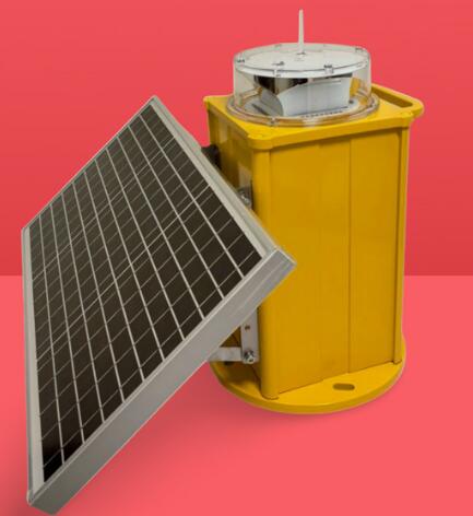 solar powered aircraft warning lights